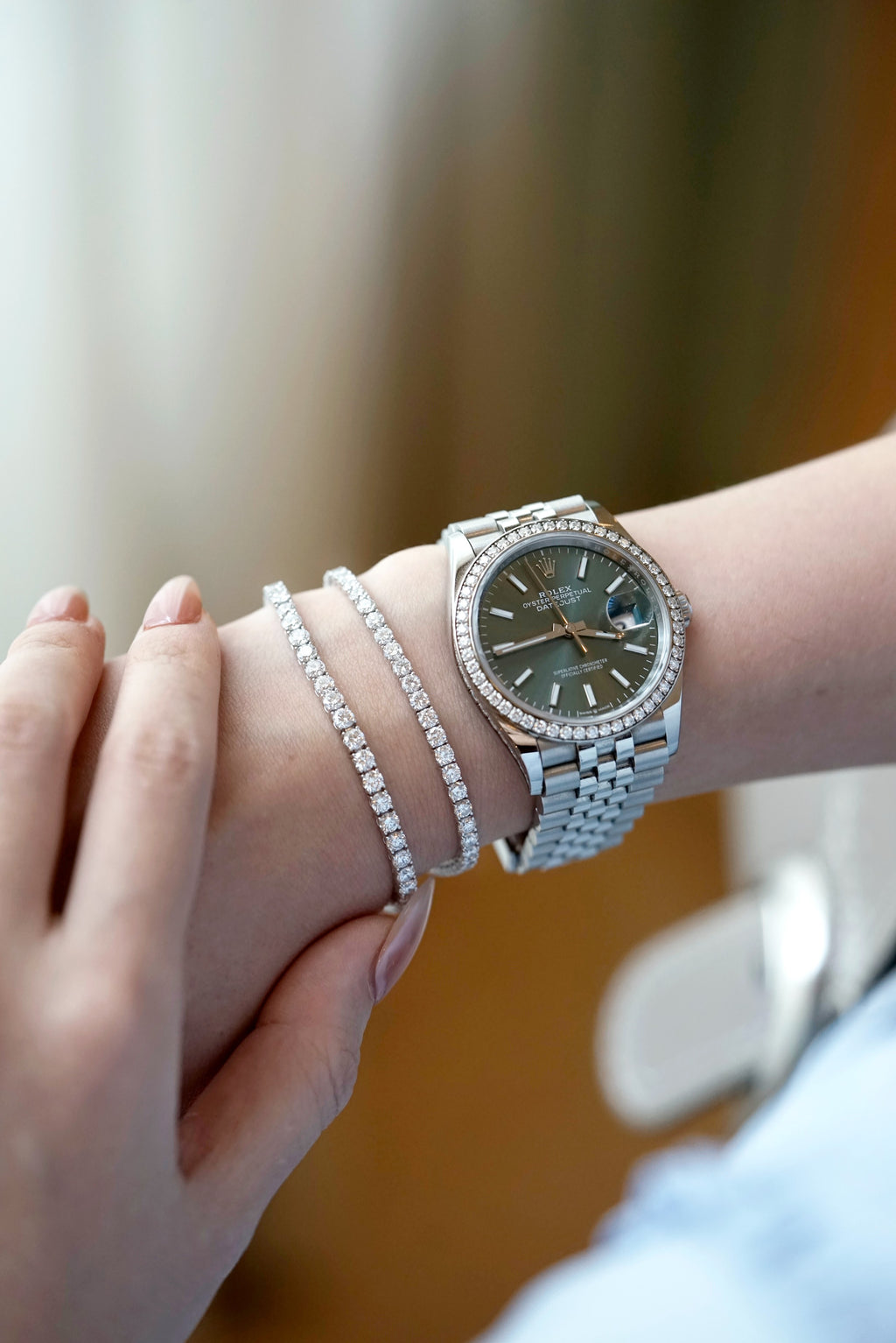 Rivière Tennis Bracelet